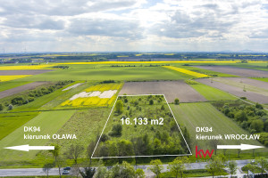 Działka na sprzedaż 16133m2 oławski Oława Stanowice Wrocławska - zdjęcie 1