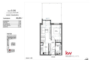 Mieszkanie na sprzedaż 43m2 Poznań Naramowice - zdjęcie 2