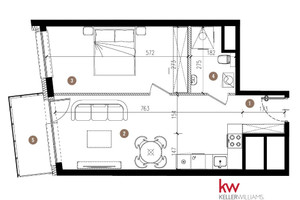 Mieszkanie na sprzedaż 45m2 Wrocław Stare Miasto Szczepin Gen. Władysława Sikorskiego - zdjęcie 1