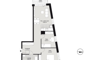 Mieszkanie na sprzedaż 62m2 Katowice Wełnowiec-Józefowiec Józefowiec Słoneczna - zdjęcie 3