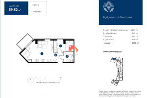 Mieszkanie na sprzedaż 40m2 Bydgoszcz Śródmieście, Stare Miasto Śródmieście Dworcowa - zdjęcie 2