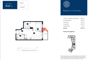 Mieszkanie na sprzedaż 42m2 Bydgoszcz Śródmieście, Stare Miasto Śródmieście Dworcowa - zdjęcie 2