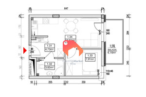 Mieszkanie na sprzedaż 32m2 Bydgoszcz Szwederowo - zdjęcie 1