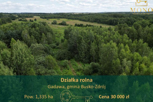 Działka na sprzedaż 13350m2 buski Busko-Zdrój Gadawa - zdjęcie 1