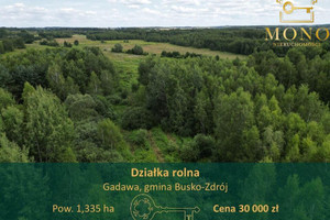 Działka na sprzedaż 13350m2 buski Busko-Zdrój Gadawa - zdjęcie 1