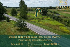 Działka na sprzedaż 26800m2 buski Nowy Korczyn Piasek Wielki - zdjęcie 1