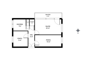 Mieszkanie na sprzedaż 60m2 wejherowski Reda Łąkowa - zdjęcie 1