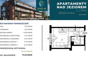 Mieszkanie na sprzedaż 62m2 węgorzewski Węgorzewo Ogonki Sztynorcka - zdjęcie 3