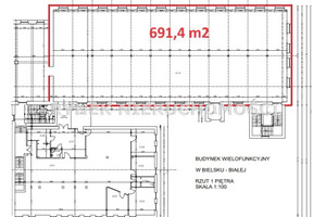 Komercyjne do wynajęcia 691m2 Bielsko-Biała Biała Śródmieście - zdjęcie 2