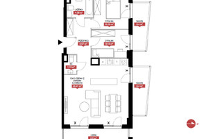 Mieszkanie na sprzedaż 70m2 Warszawa Mokotów Wołoska - zdjęcie 2