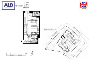 Mieszkanie na sprzedaż 38m2 Gdańsk Brzeźno - zdjęcie 2