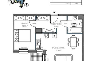 Mieszkanie na sprzedaż 55m2 Gdańsk Letnica - zdjęcie 3