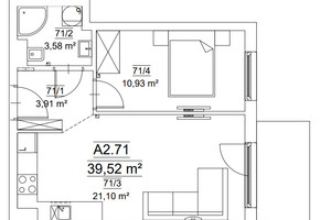 Mieszkanie na sprzedaż 40m2 Kraków Krowodrza - zdjęcie 2