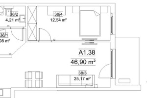 Mieszkanie na sprzedaż 47m2 Kraków Krowodrza - zdjęcie 3