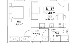 Mieszkanie na sprzedaż 40m2 Kraków Dębniki Os. Europejskie - zdjęcie 2