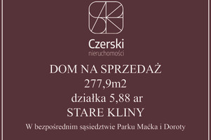 Dom na sprzedaż 278m2 Kraków Swoszowice Kliny Zacisze - zdjęcie 1