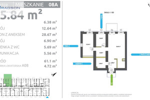 Mieszkanie na sprzedaż 66m2 tarnogórski Tarnowskie Góry Śródmieście-Centrum Adama Mickiewicza - zdjęcie 2