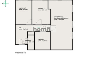 Mieszkanie do wynajęcia 70m2 Poznań Antoninek-Zieliniec-Kobylepole Zieliniec Sarnia - zdjęcie 2