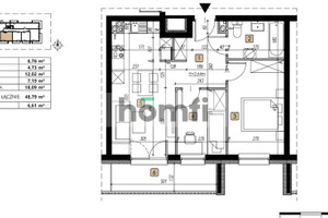 Mieszkanie na sprzedaż 49m2 Lublin Węglin Węglin Południowy Jemiołuszki - zdjęcie 2