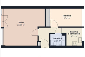 Mieszkanie na sprzedaż 47m2 Wrocław Fabryczna Grabiszyn-Grabiszynek Stalowowolska - zdjęcie 2