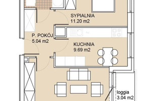 Mieszkanie na sprzedaż 47m2 Wrocław Psie Pole Zakrzów Odolanowska - zdjęcie 2