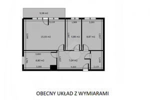 Mieszkanie na sprzedaż 48m2 Kraków Bieżanów-Prokocim Os. Bieżanów Nowy Wojciecha Gersona - zdjęcie 2