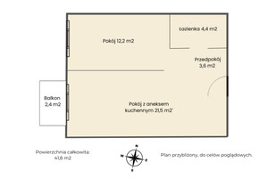 Mieszkanie na sprzedaż 42m2 Kraków Dębniki Dębniki Karola Bunscha - zdjęcie 2