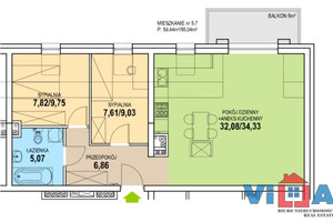 Mieszkanie na sprzedaż 60m2 Zielona Góra - zdjęcie 2