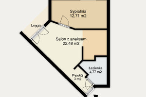 Mieszkanie na sprzedaż 46m2 Wrocław Fabryczna Żerniki - zdjęcie 1