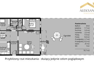 Mieszkanie na sprzedaż 71m2 grajewski Rajgród Biebrza Lipowa - zdjęcie 2