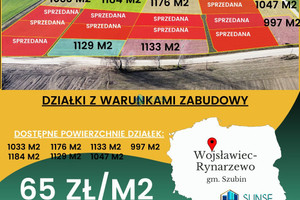 Działka na sprzedaż 997m2 nakielski Szubin Rynarzewo - zdjęcie 1