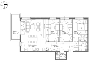 Mieszkanie na sprzedaż 84m2 Kraków Bronowice Bronowice Brązownicza - zdjęcie 3