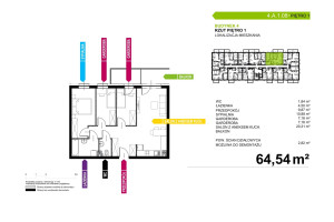 Mieszkanie na sprzedaż 65m2 Gdańsk Ujeścisko-Łostowice Łostowice Władysława Jagiełły - zdjęcie 3