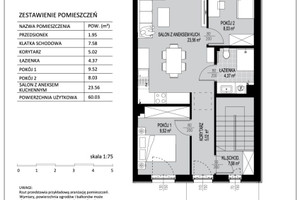 Mieszkanie na sprzedaż 61m2 Gdańsk Ujeścisko-Łostowice Łostowice Poziomkowa - zdjęcie 3