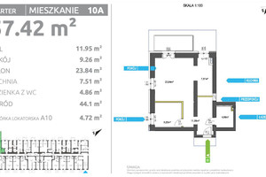 Mieszkanie na sprzedaż 58m2 tarnogórski Tarnowskie Góry Adama Mickiewicza - zdjęcie 3