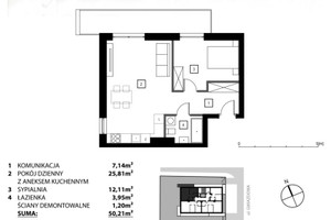 Mieszkanie na sprzedaż 50m2 Łódź Polesie Retkinia - zdjęcie 3