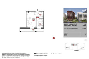 Mieszkanie na sprzedaż 43m2 Warszawa Mokotów Wołoska - zdjęcie 3