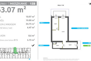 Mieszkanie na sprzedaż 64m2 tarnogórski Tarnowskie Góry Adama Mickiewicza - zdjęcie 3