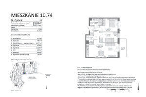 Mieszkanie na sprzedaż 59m2 Gdańsk Ujeścisko-Łostowice Łostowice - zdjęcie 3