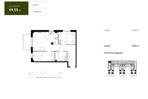 Mieszkanie na sprzedaż 50m2 Gdańsk Młyniska Twarda - zdjęcie 2