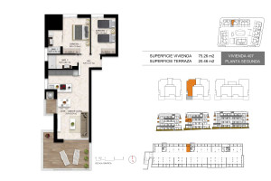 Mieszkanie na sprzedaż 76m2 Walencja Alicante Lagos De Covadonga - zdjęcie 3