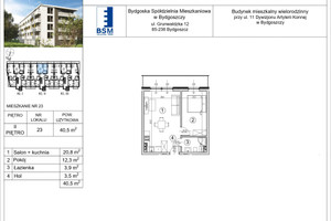 Mieszkanie na sprzedaż 41m2 Bydgoszcz Błonie 11 Dywizjonu Artylerii Konnej - zdjęcie 2