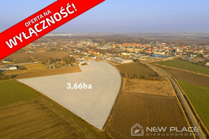 Działka na sprzedaż 36650m2 wrocławski Kobierzyce Inwestycyjna - zdjęcie 1