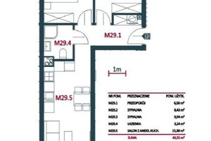 Mieszkanie na sprzedaż 44m2 Kraków Nowa Huta - zdjęcie 2