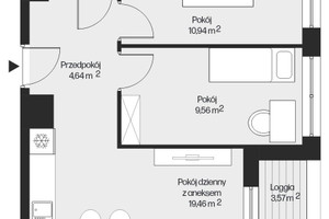 Mieszkanie na sprzedaż 79m2 Kraków Mistrzejowice Piasta Kołodzieja - zdjęcie 2