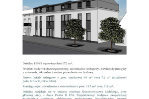 Działka na sprzedaż 172m2 pabianicki Konstantynów Łódzki Jana Pawła II - zdjęcie 1