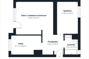 Mieszkanie na sprzedaż 59m2 Warszawa Ursynów Wilhelma Konrada Roentgena - zdjęcie 2