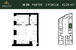 Mieszkanie na sprzedaż 43m2 Łódź Polesie Zielona - zdjęcie 3