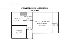 Mieszkanie na sprzedaż 47m2 Gdynia Dąbrowa Kameliowa - zdjęcie 1