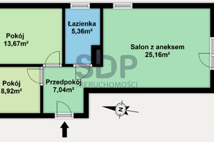 Mieszkanie na sprzedaż 61m2 Wrocław Psie Pole Lipa Piotrowska Kominiarska - zdjęcie 2